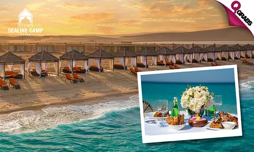 Arabian Desert Adventure: Delicious Breakfast, Beach Access, Overnight Stay & More at Regency Sealine 5-Star Luxury Resort!